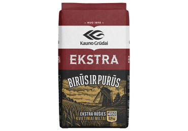 Kvietiniai miltai EKSTRA, 405 D, 900 g