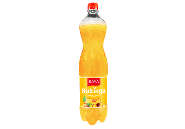 Negazuotas gėrimas RASA SULTINGA, ananasų ir persikų skonio, 1.5 l