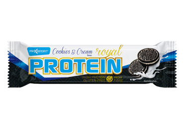 Baltyminis batonėlis MAXSPORT ROYAL, sausainių skonio, 60 g