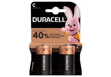 Elementai DURACELL (C, LR14), 2 vnt.