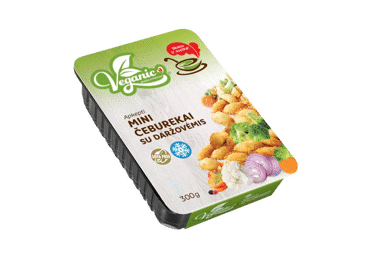 Šaldyti, mini čeburekai su daržovėmis VEGANIC, 300 g