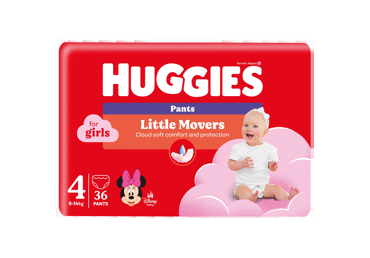 Sauskelnės-kelnaitės HUGGIES PANTS 4 JUMBO GIRL, 9-14 kg, 36 vnt.