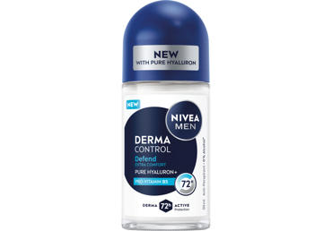 NIVEA MEN rutulinis antiperspirantas Derma Control Defend vyrams 50 ml