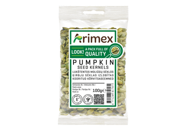 Lukštentos moliūgų sėklos ARIMEX, 100 g