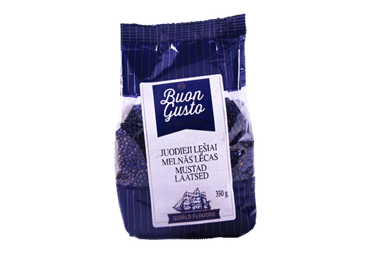 Черная чечевица BUON GUSTO, 350 г