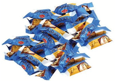 Candies FLORENS, boiled milk flavor, 1 kg