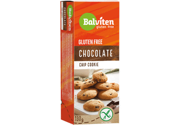Sausainiai BALVITEN su šokolado gabaliukais be glitimo, 130 g