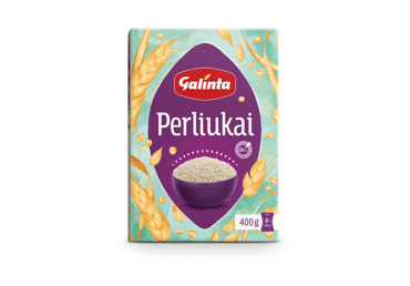 Šlifuotos perlinės kruopos (perliukai) GALINTA, 400 g