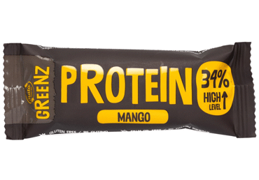 Batonėlis GREENZ PROTEIN su mangais ir šokoladu, 32 g