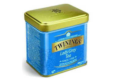 Black tea TWININGS LADY GREY, 100 g