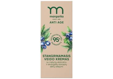 MARGARITA ANTI AGE stangrinamasis veido kremas, 50 ml