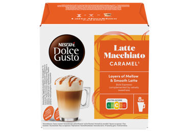 Kavos kapsulės NESCAFE DOLCE GUSTO CARAMEL LATTE MACCHIATO, 145.6 g