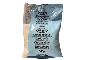 Citrinų rūgštis KLINGAI, 500 g