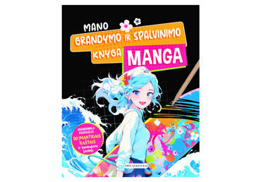 Knyga MANGA. MANO GRANDYMO IR SPALV. KN.