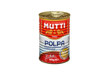 Triinti konservuoti smulkinti pomidorai MUTTI POLPA, 400 g