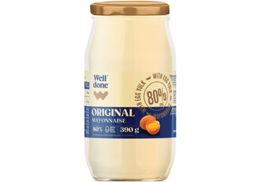 Majonezas ORIGINAL WELL DONE, 80 % rieb., 390 g