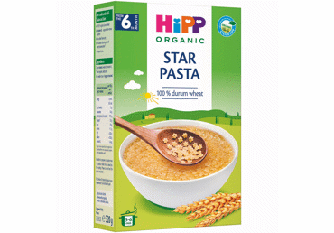 Ekologiški makaronai HIPP (nuo 6 mėn.), 320 g