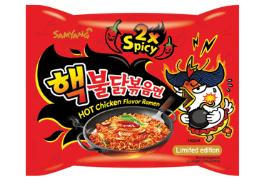 Ramenai SAM YANG, aštriosios vištienos skonio, 140 g