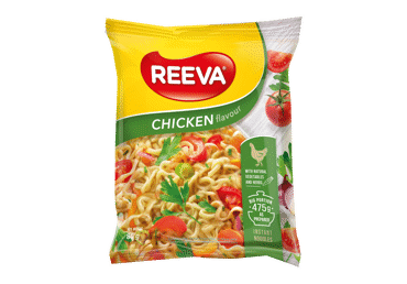 Greitai paruošiami makaronai REEVA, vištienos skonio, 85 g
