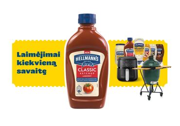 Švelnus kečupas HELLMANN'S, 477 g