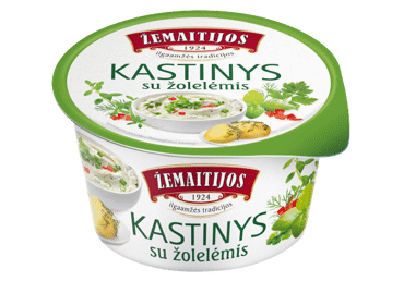 ŽEMAITIJOS kastinys su žolelėmis, 43 % rieb., 200 g
