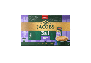 Tirpios kavos gėrimas JACOBS 3IN1 MILKA, 124 g