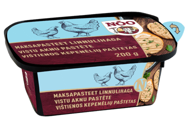 Vištų kepenėlių paštetas, I r., 200 g