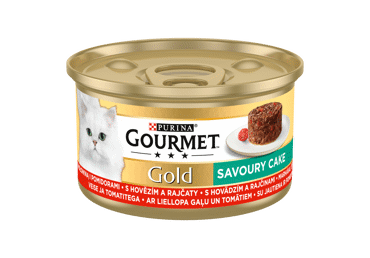 Kons. visavertis kačių ėdalas GOURMET GOLD SAVOURY su jaut., 85 g