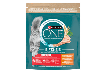 PURINA ONE STERILCAT sausas maistas katėms su vištiena 750g