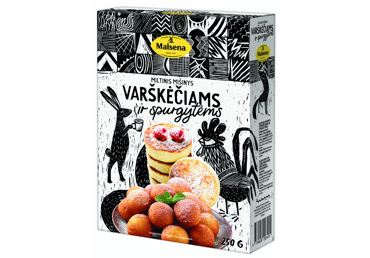 Miltinis mišinys MALSENA varškėčiams ir spurgytėms kepti, 250 g