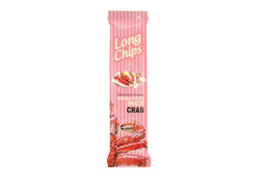 Traškus užkandis LONG CHIPS, krabų skonio, 75 g