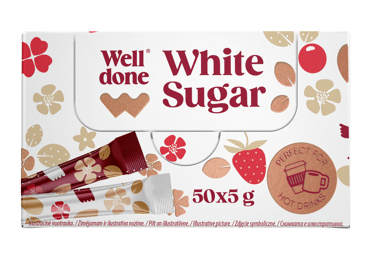 Baltasis cukrus WELL DONE, 250 g