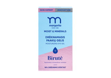 MARGARITA MOIST&MINERALS paakių gelis su su mineral. Vand. Birutė 15ml