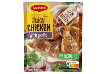 Preparation MAGGI IDEA juicy chicken with garlic, 30 g