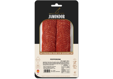 Pjaustyta ispaniška dešra PEPPERONI, nerūšinė, 120 g