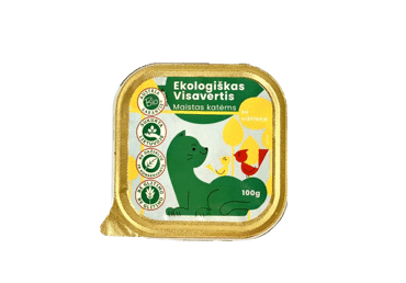 Ekologiškas visavertis kačių ėdalas HOF CAT su vištiena, 100 g