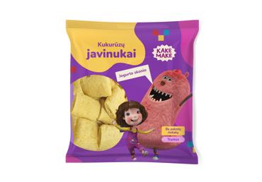 Kukurūzų javinukai KAKĖ MAKĖ, jogurto skonio, 120 g