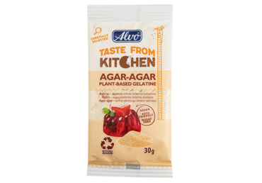 Želatinos pakaitalas AGAR AGAR ALVO, 30 g