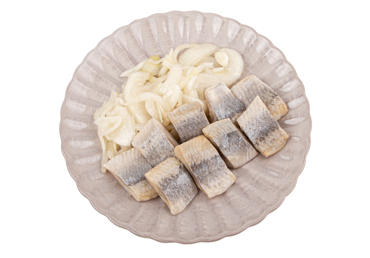 Marinuota silkė su svogūnais (su cukrumi ir saldikliu), 1 kg