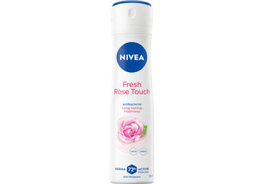 NIVEA purškiamas dezodorantas antiperspirantas moterims Fresh Rose Touch, 150 ml