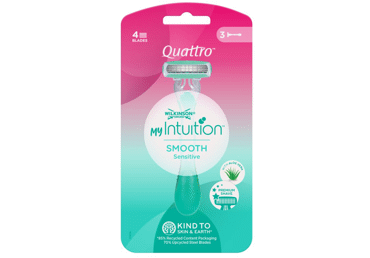 Moteriški vienkartiniai skustuvai WILKINSON QUATTRO, 3 vnt., 3 vnt.