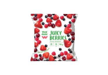 Frozen red berry mix
