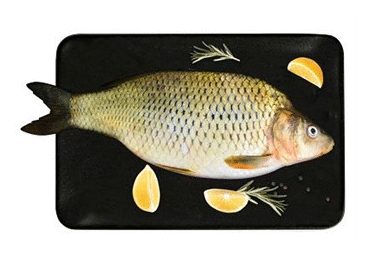Fresh common carps, gutted, 1 kg