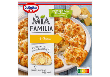 Šaldyta keturių rūšių sūrių pica DR. OETKER, 480 g