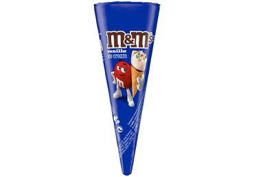 Съедобное мороженое с начинкой из драже молочного шоколада M&M's, 59 г
