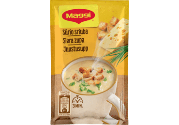 Melted cheese soup MAGGI 5 MINUTES with croutons, 19 g