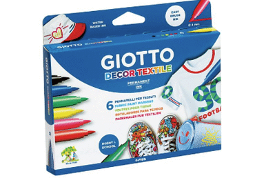 Flomasteriai GIOTTO, 12 spalvų, 12 vnt.