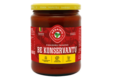 Pomidorų padažas BE KONSERVANTŲ KĖDAINIŲ KONSERVAI, 500 ml