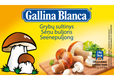 Grybų sultinys GALLINA BLANCA, 80 g