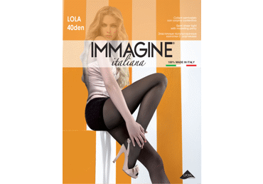 Moteriškos pėdkelnės IMMAGINE LOLA 40, ANTRACITE, 4 d., 1 vnt.